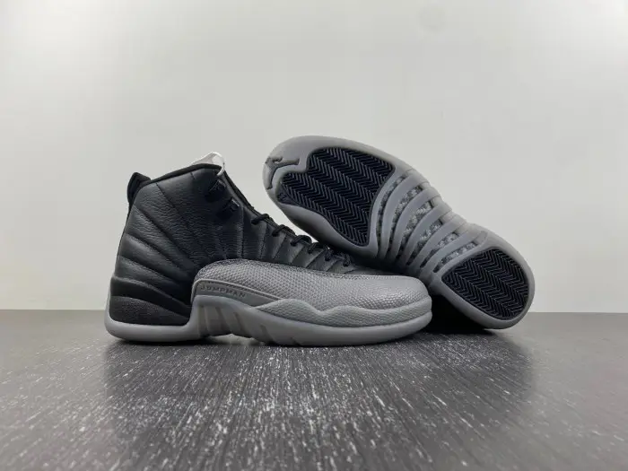 Air Jordan 12 Black Wolf Grey  ABD959