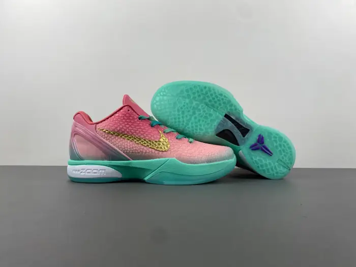 Nike Kobe 6 Protro Peach Green  EAEC340