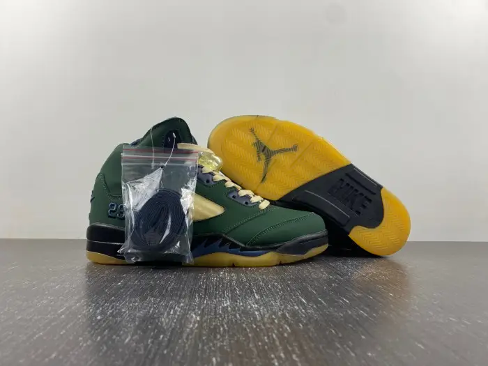 AIR JORDAN 5 "NAVY GREEN” 