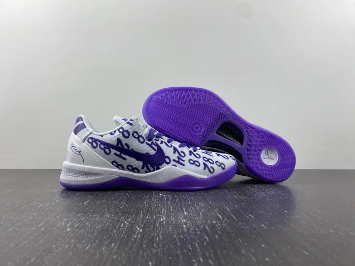 Nike Kobe 8 Protro “White Court Purple”  FQ3549  DDDC1