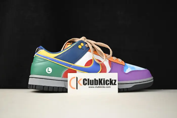 Nike Dunk Low "What the Super Mario" Custom 