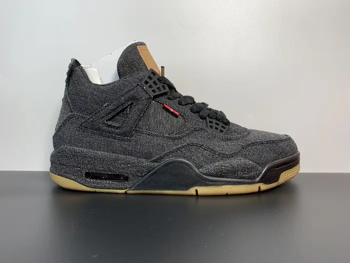 Levi's x Air Jordan 4 Retro 'Black Denim'  AAB2020