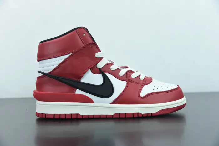 Ambush x Nike SB Dunk High Varsity Red Black White 