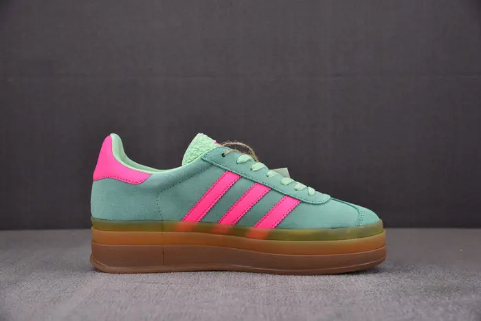 (Women) adidas Gazelle Bold 'Pulse Mint Screaming Pink'  ABFFF1309