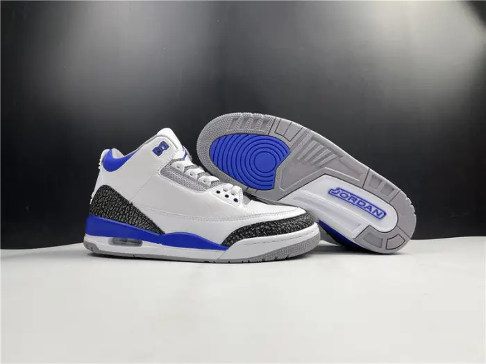 Air Jordan Retro 3 Racer Blue 