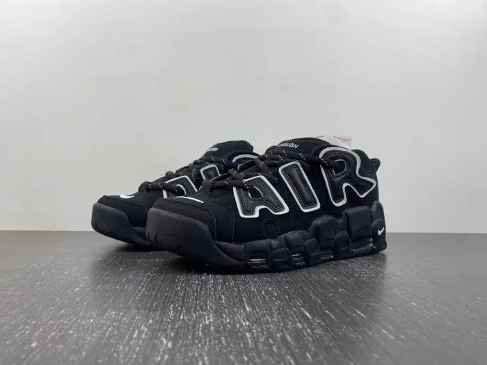 AMBUSH x Nike Air More Uptempo Low Black White 