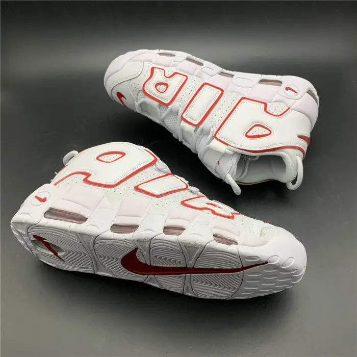 Nike Air More Uptempo 'White Varsity Red' - 