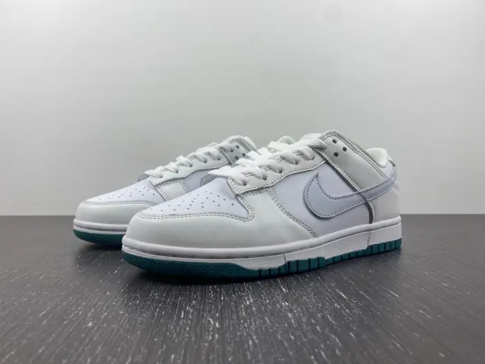 Nike Dunk Low GS White Green Grey 