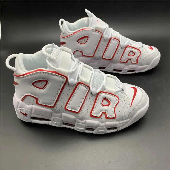 Nike Air More Uptempo 'White Varsity Red' - 