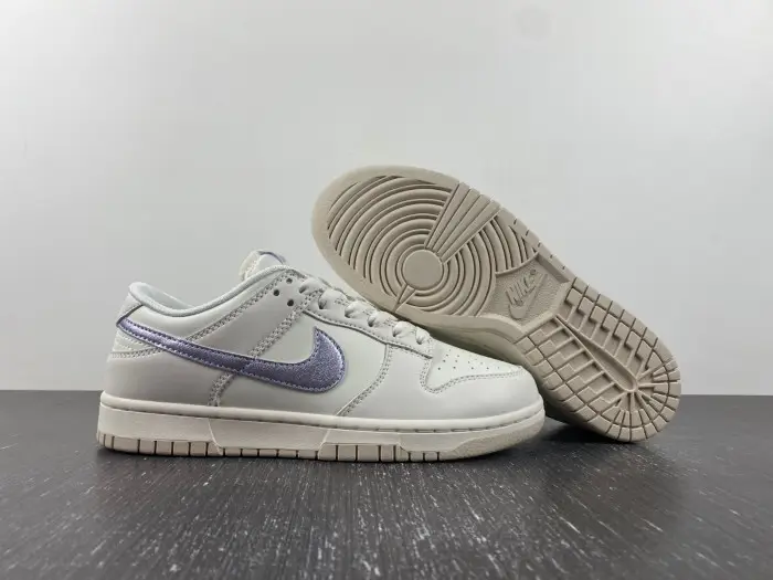 Nike Dunk Low Womens "Sail/Oxygen Purple" 