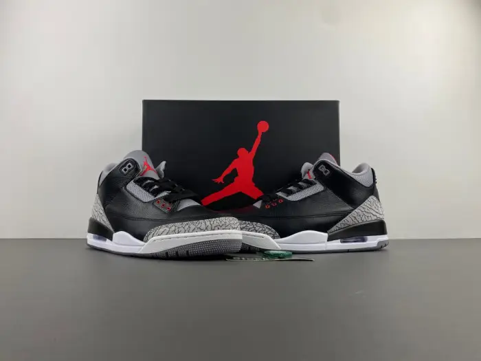 Air Jordan 3 Black Cement 2024 