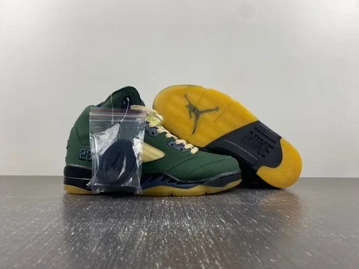 AIR JORDAN 5 "NAVY GREEN” 