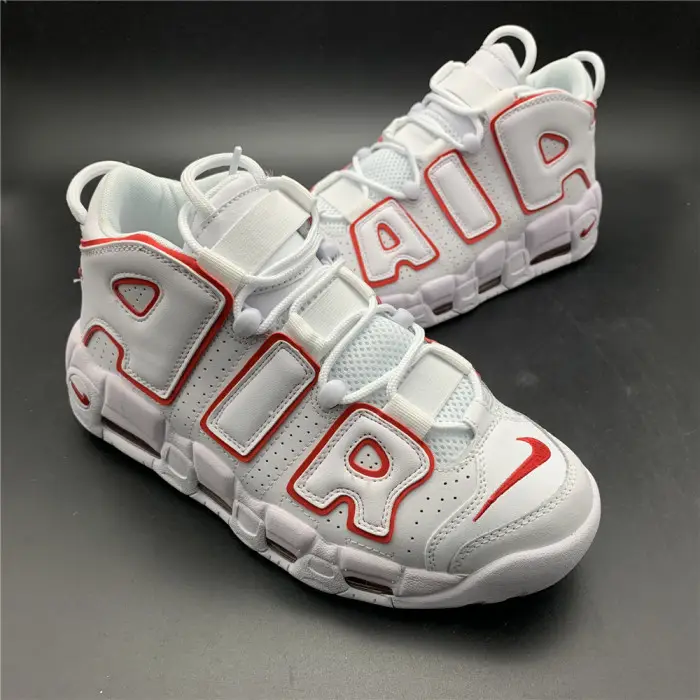 Nike Air More Uptempo 'White Varsity Red' - 
