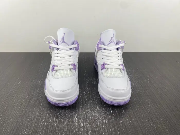 AIR JORDAN 4 WHITE AND PURPLE 