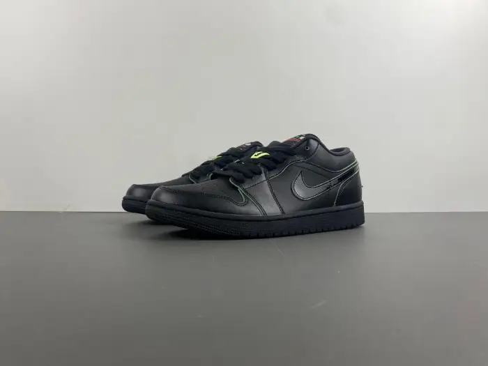 Air Jordan 1 Low SE 'Black Vapor Green' 