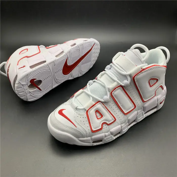 Nike Air More Uptempo 'White Varsity Red' - 