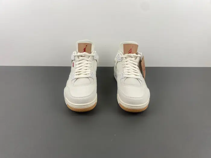Levi s x Air Jordan 4 Retro White Denim 