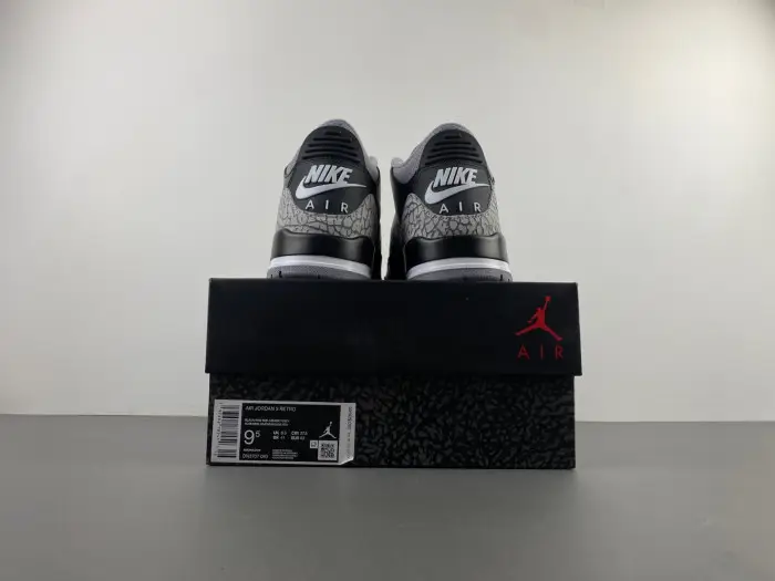 Air Jordan 3 Black Cement 2024 