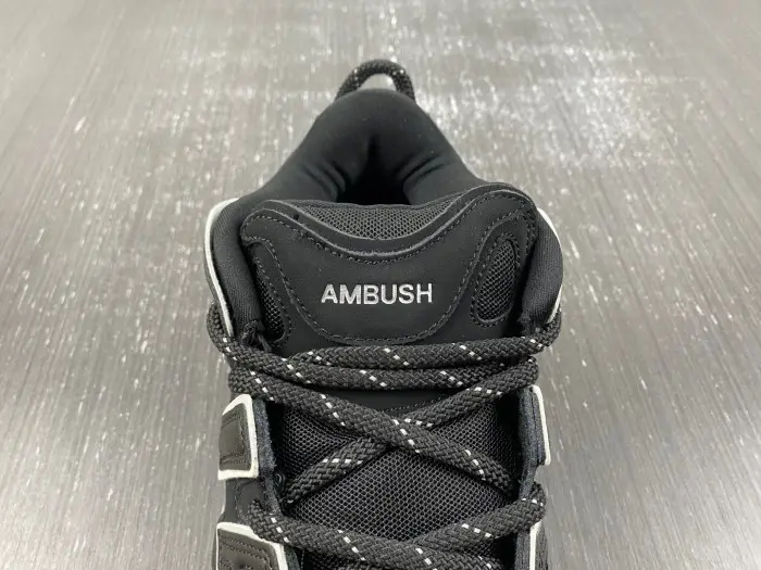 AMBUSH x Nike Air More Uptempo Low Black White 
