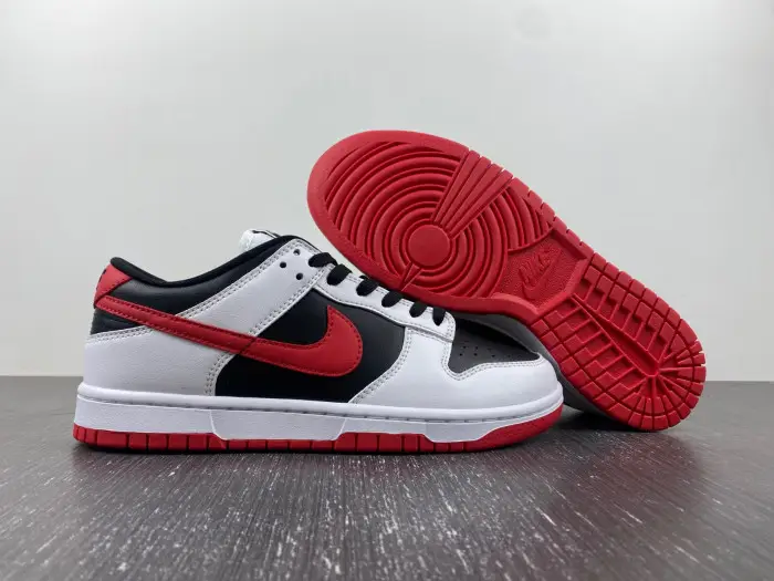 Nike Dunk Low "White/Black/Red" 