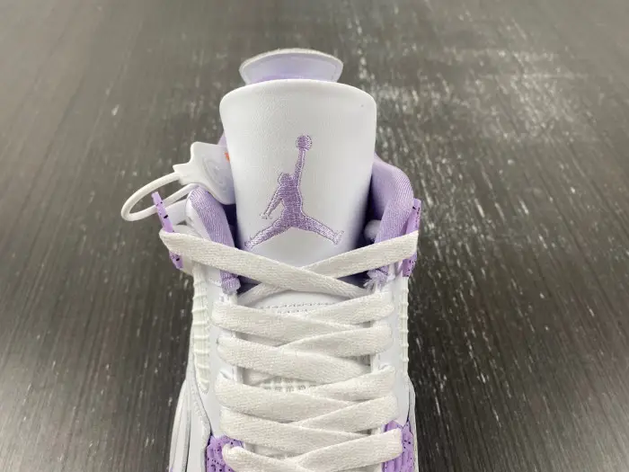 AIR JORDAN 4 WHITE AND PURPLE 