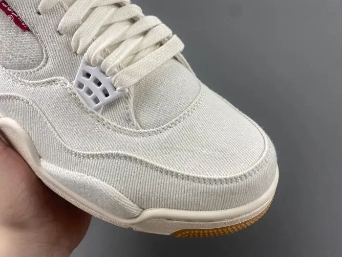 Levi s x Air Jordan 4 Retro White Denim 