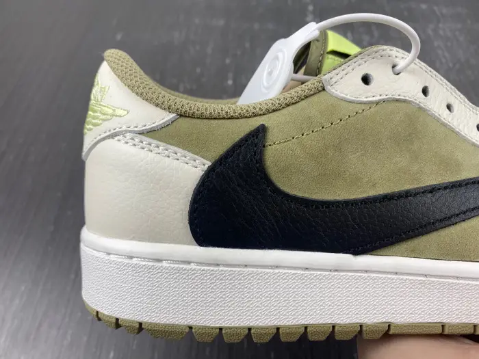 Travis Scott x Air Jordan 1 Low 'Neutral Olive' | 