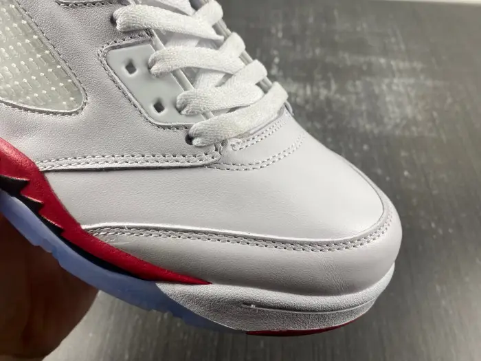 Air Jordan 5 Retro Fire Red Black Tongue 136027 