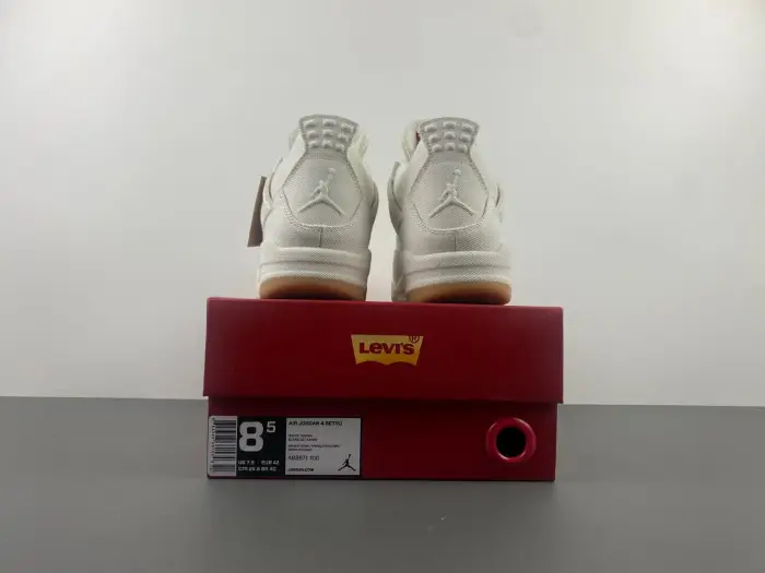 Levi s x Air Jordan 4 Retro White Denim 