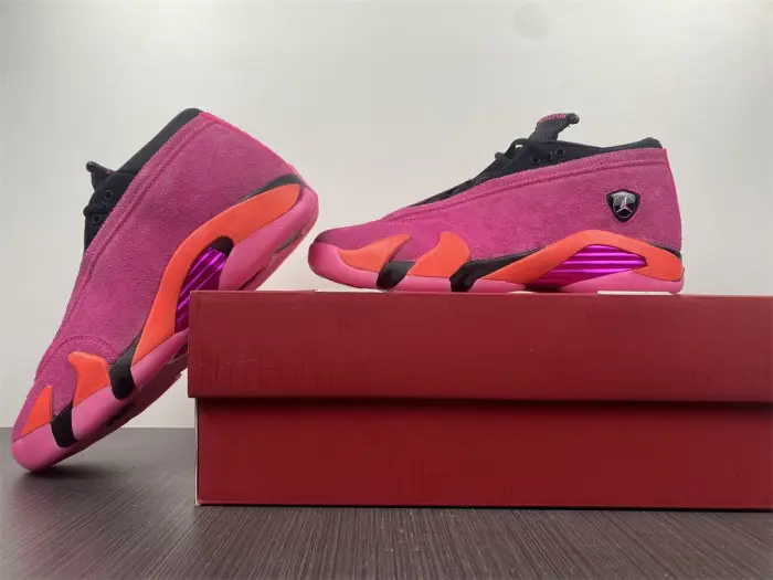 Air Jordan 14 Low WMNS “Shocking Pin 