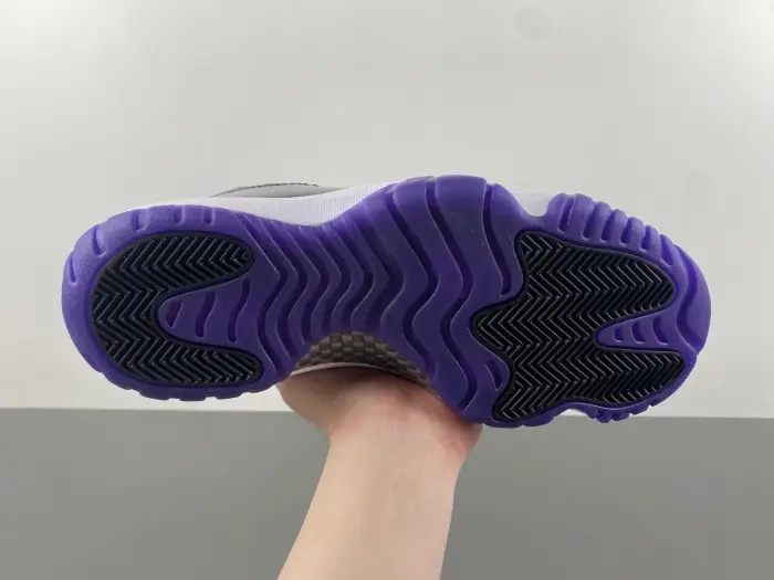 AIR JORDAN 11 RETRO WHITE BLACK PURPLE 