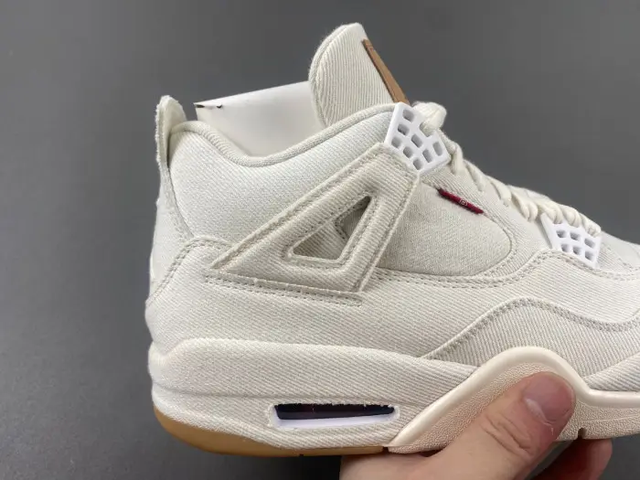 Levi s x Air Jordan 4 Retro White Denim 
