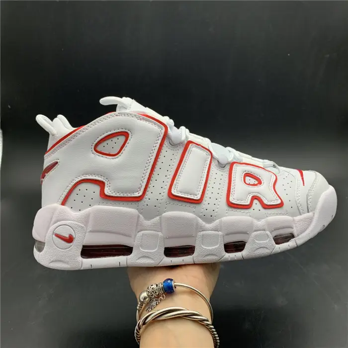 Nike Air More Uptempo 'White Varsity Red' - 