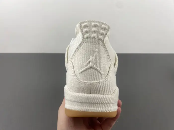 Levi s x Air Jordan 4 Retro White Denim 