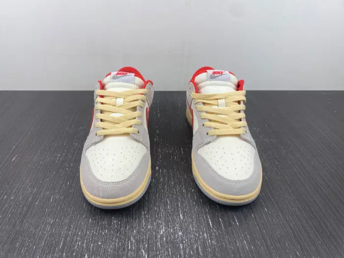 Nike Dunk Low "Grey Red" Athletic Department 