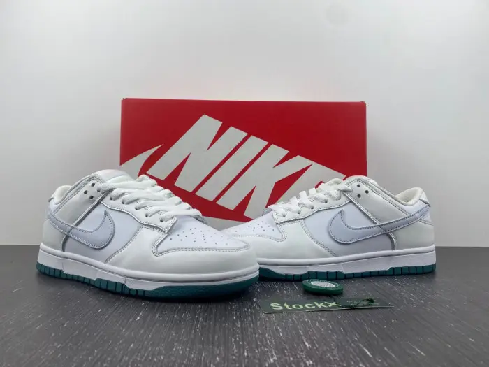 Nike Dunk Low GS White Green Grey 