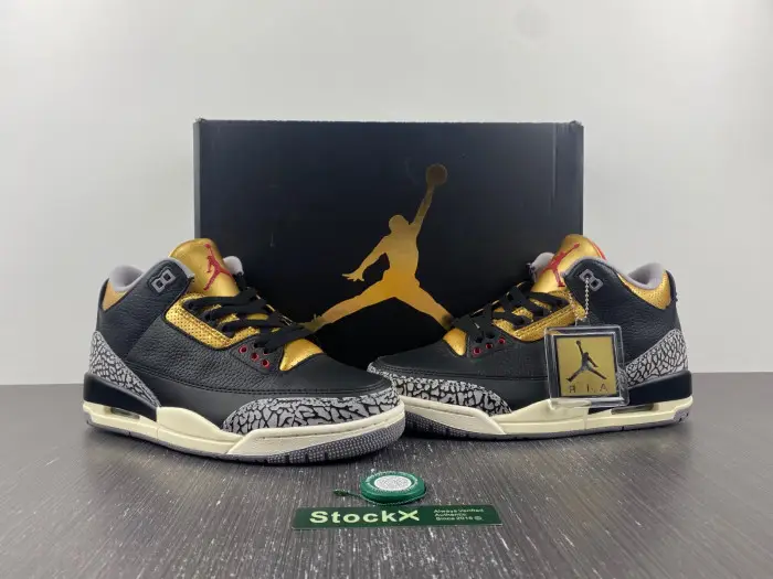 AIR JORDAN 3 WMNS “BLACK GOLD” 