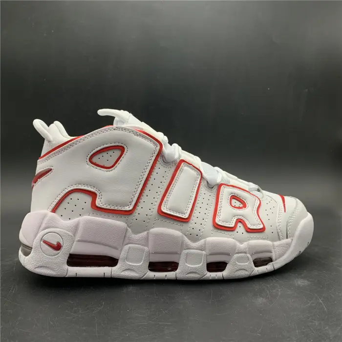 Nike Air More Uptempo 'White Varsity Red' - 