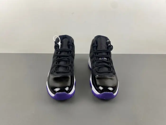AIR JORDAN 11 RETRO WHITE BLACK PURPLE 