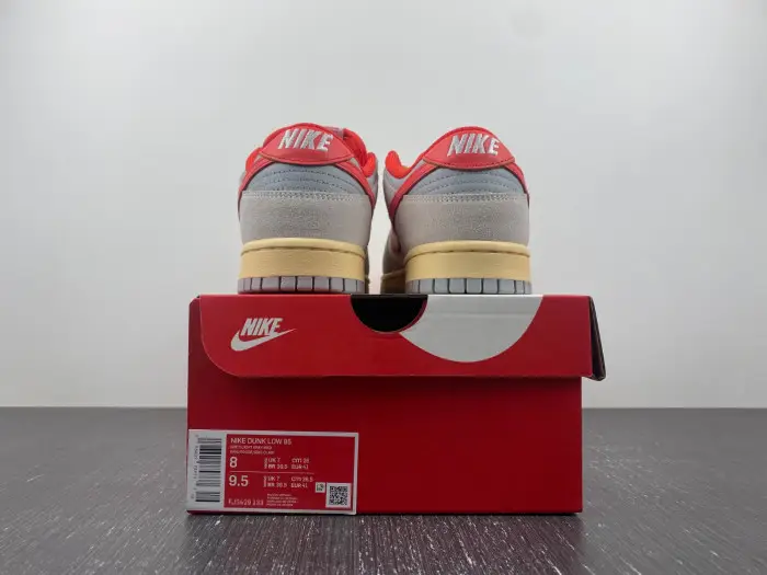 Nike Dunk Low "Grey Red" Athletic Department 