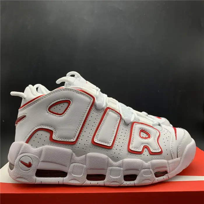 Nike Air More Uptempo 'White Varsity Red' - 