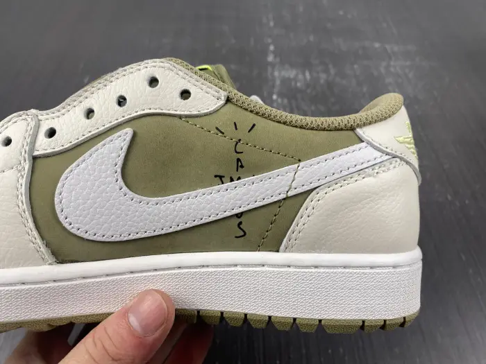 Travis Scott x Air Jordan 1 Low 'Neutral Olive' | 