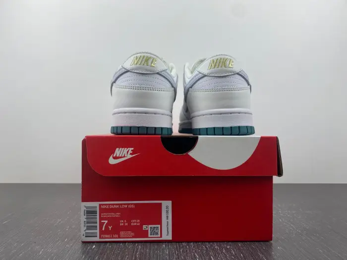 Nike Dunk Low GS White Green Grey 