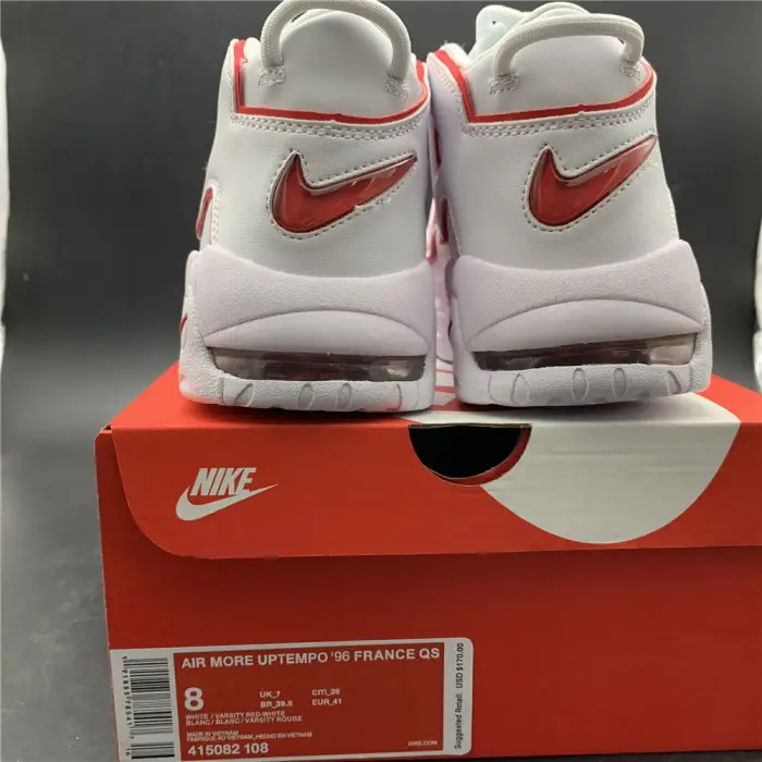 Nike Air More Uptempo 'White Varsity Red' - 