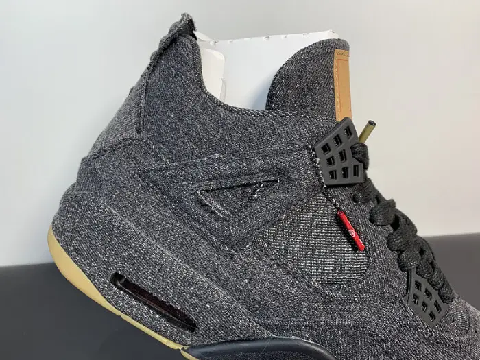 Levi's x Air Jordan 4 Retro 'Black Denim' 
