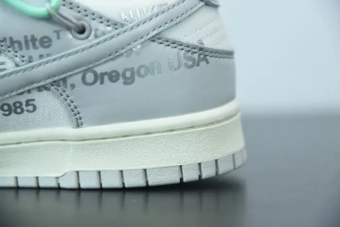 OFW x Nike SB Dunk Low 04 of 50 OW White Grey Green 