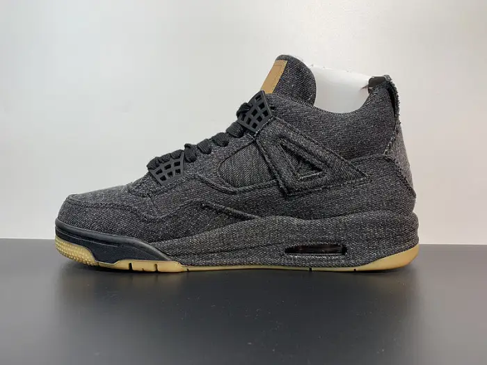 Levi's x Air Jordan 4 Retro 'Black Denim' 