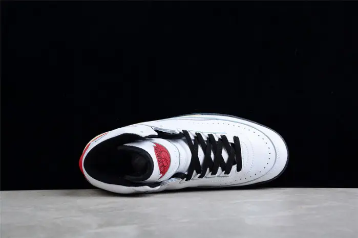 OFW x Air Jordan 2 Low SP White Black  DEF678