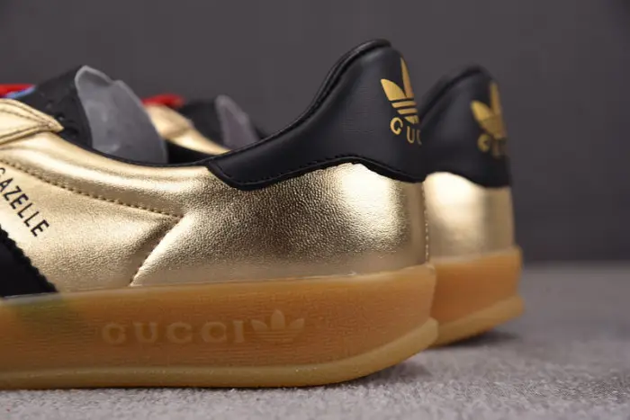 Gucci x Adidas Originals Gazelle 'Metallic Gold' 