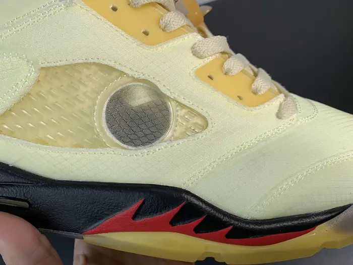 Off-White x Air Jordan 5 SP 'Sail' - DH8565 